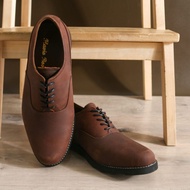 Crazy Horse genuine leather shoes, Crazy Horse loafers, marco style brown work shoes