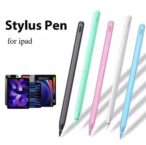 Stylus Pen for IPad Rechargeable Fine Tip Touch Pen with Palm Rejection & No Lag Wireless Charging C