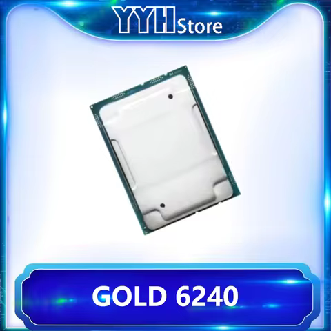Xeon Gold 6240 CPU SRF8X 2.6GHz 24.75MB Smart Cache 18-Cores 36-Thread 150W LGA3647 CPU Processor fo