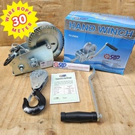 Hand winch 3500lbs manual pulley 1500kg two-way 1.5 ton 30 meters