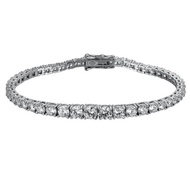 莫桑石 莫桑鑽 10分-50分漸變女手鍊 台北門市 客製化訂製白金