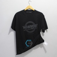 Fashion เสื้อยืด Wrangler นำเข้าชายเสื้อยืดสหรัฐอเมริกานำเข้าเสื้อสีดำชาย/หญิง/ผ้าฝ้าย Tee