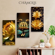 Lotus Gold Wall Decoration Lotus Minimalist aesthetic Home Display LOTUS001