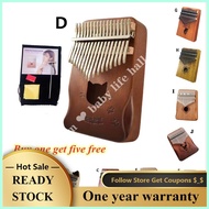 ✌ ❡ ♞【Good Wood】17 keys Kalimba Thumb Piano Acoustic Finger Piano Music Instruments