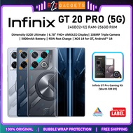 Infinix GT 20 Pro 5G [256GB ROM+12GB RAM (up to 24GB)] 1 Year Infinix Malaysia Warranty