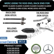 MERC (OEM) RACK END, TIE ROD END, BELLOWS FOR MERC CLS220 CLS250 CLS300 CLS320 CLS350 CLS400 CLS500 