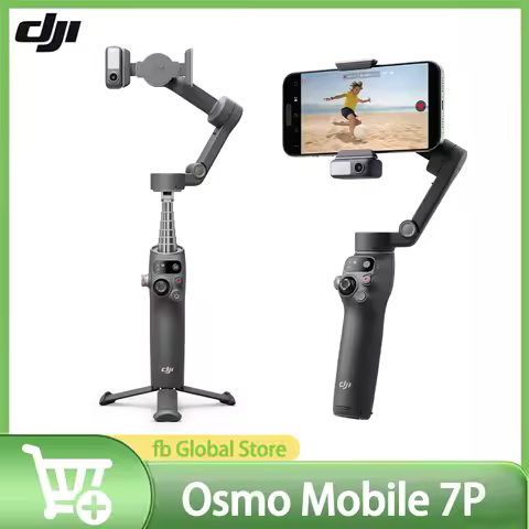 DJI Osmo Mobile 7P Smartphone 3-Axis Gimbal Stabilization Native Tracking Built-in Extension Rod Tri