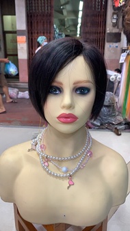 วิกผมแท้ วิกผมแท้100% วิกผู้หญิง ผมแท้เสกข้างมีหนังเสก CALAWIGS-2020 วิกผมแท้ ทอมือหนังเสกข้าง รหัส 