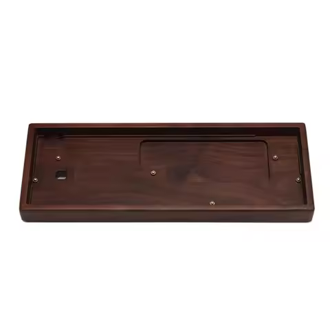 GH60 Wood Wooden keyboard Case For 60% 61 64 Mechanical Keyboard Wooting60 with Wood Wrist High Qual