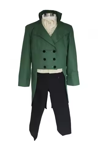 jane austen Mr. Darcy Cosplay costume uniform set men's regency outfits jacket shirt vest pants set 