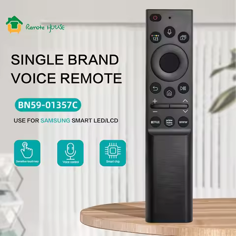 BN59-01357C Solar Battery Remote Control Replacement Voice Remote for Samsung TVs Compatible with Sa