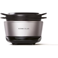 Vermicular Vermicula Rice Spot Mini 3-Cooker Cooker Solid Silver with Exclusive Recipe RP19A-SV