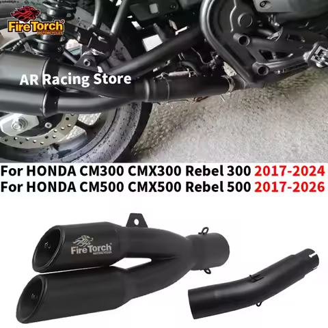 For HONDA CM 300 500 CMX 300 500 Rebel 300 500 2017 -2026 Motorcycle Exhaust Escape Modify Moto Muff