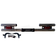 Toyota Unser 4th Gen (1997-2004) Rear Back Bumper Kangaroo K Bull Bar Stainless Steel Metal Protecti