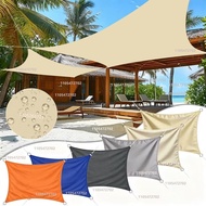 Outdoor Waterproof Sun Shade Rectangular Sun Shade Garden Canopy Courtyard Swimming Shade Beach Car 