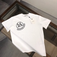 2026 MONCLER Baharu T-Shirt Bercetak Lelaki dan Wanita Lengan Pendek Atasan Kasual T-Shirt Sukan T-S