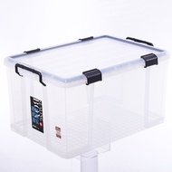 ANTUOWAN สินค้าคงคลังเพียงพอ กล่องพลาสติกอเนกประสงค์ 35 ลิตร 55 ลิตร 60 ลิตร 85 ลิตร กล่องเครื่องมือขนาดใหญ่ กล่องเก็บของ 5 สี กล่องเก็บของแบบถอดได้ multifunctional plastic box