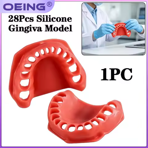 28 Teeth Soft gingiva Simulado gums Upper and Lower Fit Dental Kilgore NISSIN 200 Type