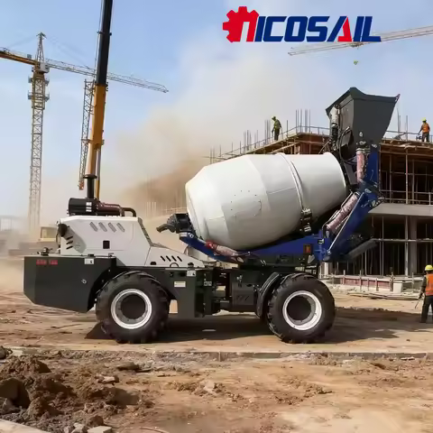 4 cubic meters 4X4 diesel self loading concrete mixer truck, small concrete mobile concrete mixer tr