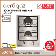 Aerogaz (LPG Gas) AZ-262SF 30cm Stainless Steel Hob