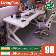 160CM Gaming Table White Computer Table With Gaming Chair Meja Komputer Meja Gaming Meja Gaming Mura