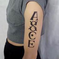 Ace ASCE & Luffy 3D2Y One Piece Temporary Tattoo - Cosplay Arm Tattoo Anime - Temporary Tattoo Lasts