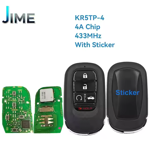KR5TP-4 Smart Remote Car Key For Honda Accord Civic Pilot HR-V CR-V 2022 -2024 Remote 72147-3A0-A11 