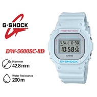 Casio G-Shock DW-5600SC-2 Spring Color Pastel Series Digital Grey Resin Watch .