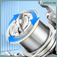 [AmlesoMY] Saltwater Rotating Reel Seawater Resistant Rotating Fishing Long Cast 8000