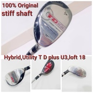 Hybrid,Utility Dunlop Model TD Plus - Forged Ti Matrix - Utility 3 ,loft 18 deg-100% Original -right