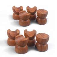 【SFF】-8Pcs HiFi Audio Wood Audio Insulation Wire Bracket Line Support Speaker Cable Stand Holder Aud