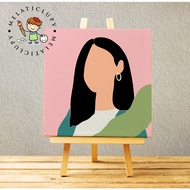 PAINT BY NUMBER CANVAS 20X20cm - face