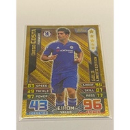 Diego Costa Gold Limited Edition 2015/16 Topps Match Attax Premier League