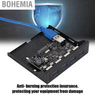bohemia ASHATA USB Front Panel PCI-E to 4xUSB3.0 for Chip Floppy Bay Adapter Expansion Riser Card US