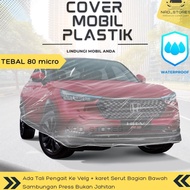 Sarung Mobil Hrv Plastik Body Cover Mobil Honda Hrv Transparan Bening