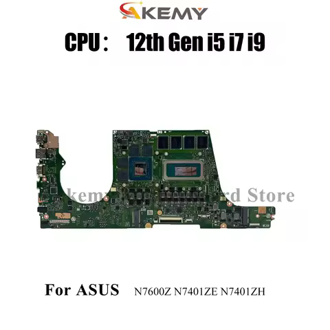 N7401ZC Laptop Motherboard For ASUS Vivobook N7401ZH K6400Z K6500Z N7401ZE N7600Z N7401Z Mainboard W