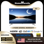 Easy Installment 32 Inch Full HD Google Android Smart LED TV Skyworth 32STE6600 32STD6500 32TB7000 -