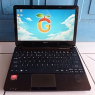 Acer Aspire One 722 AMD C60 RAM 2GB HDD 320GB Notebook Bekas Murah