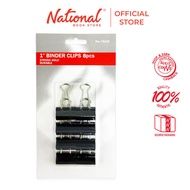 UK Office Clip Foldback 1 Inches 25mm 8 Pieces - Filing Accessories