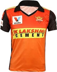 Cricket IPL Custom Jersey Supporter Jersey T-Shirt 2019 with Your Choice Name And Number Print (SRH,34)