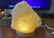 天然石英岩玉玉石1177公克 光明燈 風水 能量 空間磁場 造型鹽燈