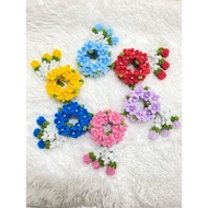 Velvet Wire Flower Garland