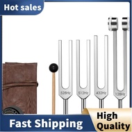 Tuning Forks for Healing Set 128Hz 432Hz 512Hz 528Hz Weighted & Unweighted Frequency Tools for Yoga,