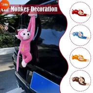 SHLY Monkey Plush Toys, Quick Release Creativity Hanging Monkey Gibbon Car Pendant, Long Arm Ape Car
