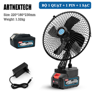 [BÁN CHẠY] Quạt Chạy PIN Makita 40V Quạt 8 Inch Có 2 Cấp Độ Gió Có Đảo Chiều Dung PIN Makita 18V-21V