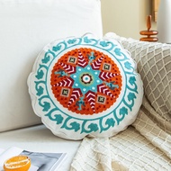 Nordic Bohemian Embroidery Pouf Cover Living Room Sofa Pillow Sample Room Cushion Home Decorative Th