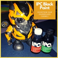 IPC Paint IPC Black 2 in 1 Set DIY Paint Doortrim Dashboard Interior Car Motor Coverset (120ml)