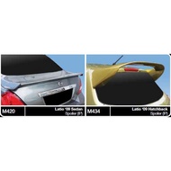 Nissan latio sedan hatchback 2009 2010 2011 2012 rear boot trunk ducktail lip spoiler bodykit body k