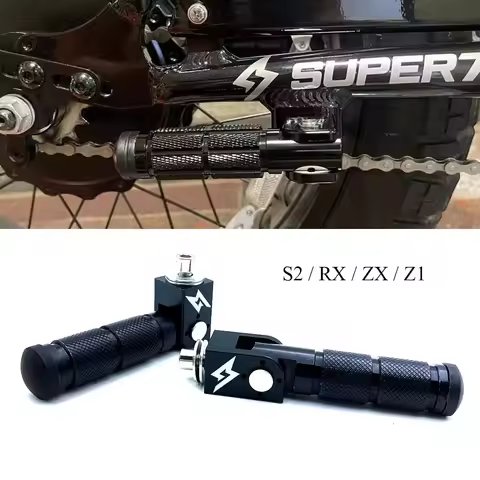 New Fit Super 73-ZX 73-RX 73-S2 73-Z1 Dedicated Rear Passenger Footrest Pedals Foot Pedal For SUPER7