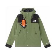 🔥🔥🔥北面THE NORTH FACE 1990系列 Logo印花拉鍊連帽衝鋒衣 男女同款 綠色